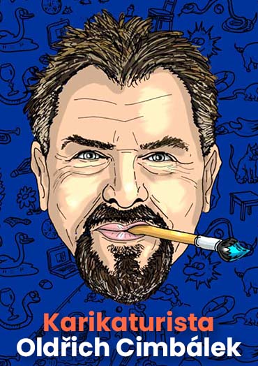 DJ Miki / Karikaturista Oldřich Cimbálek