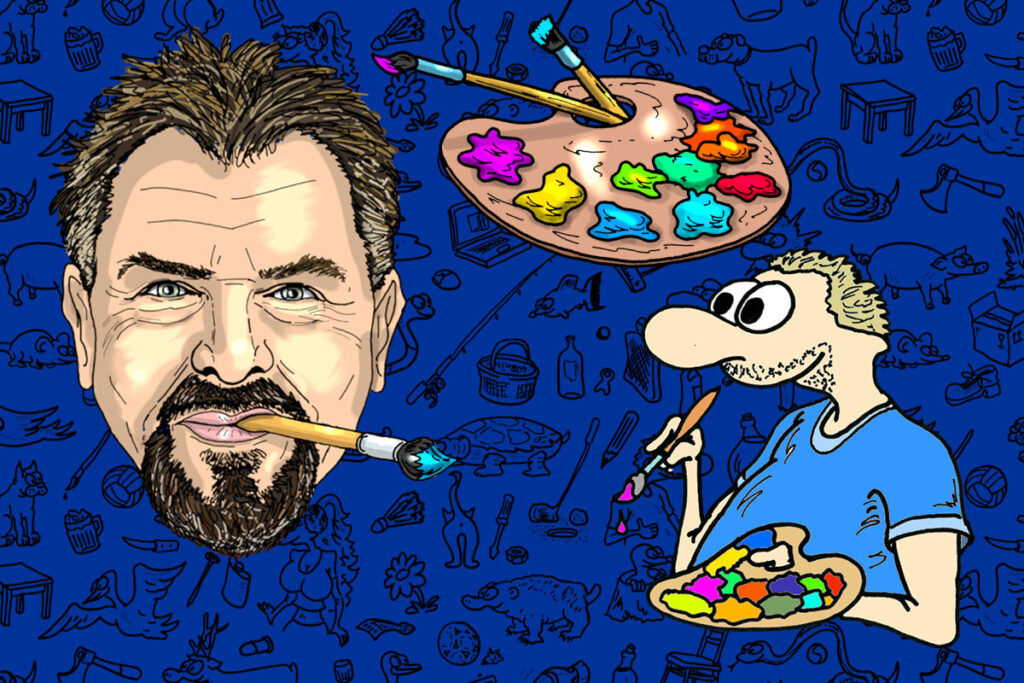 DJ Miki / Karikaturista na akci