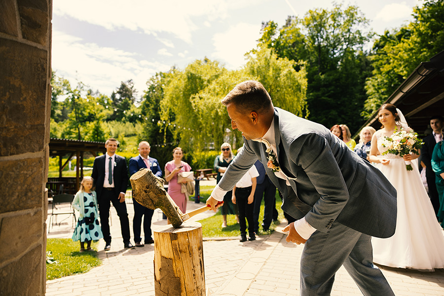 Focení i hraní na svatbě Adély a Jarka, Pod Břesteckou skalou